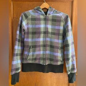 Footlocker reversible hoodie.